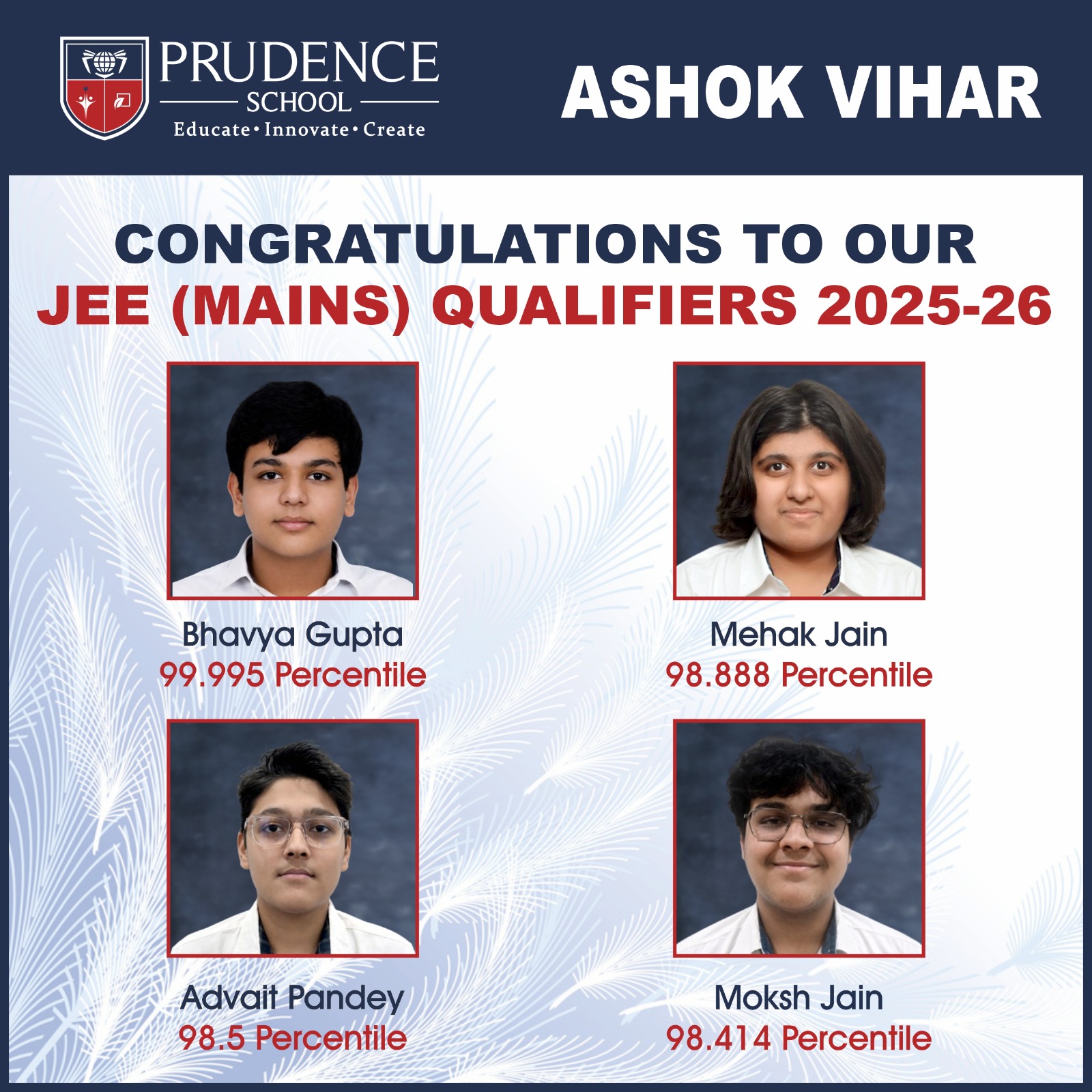 JEE MAIN Qualifiers 2025-26 Ashok Vihar
