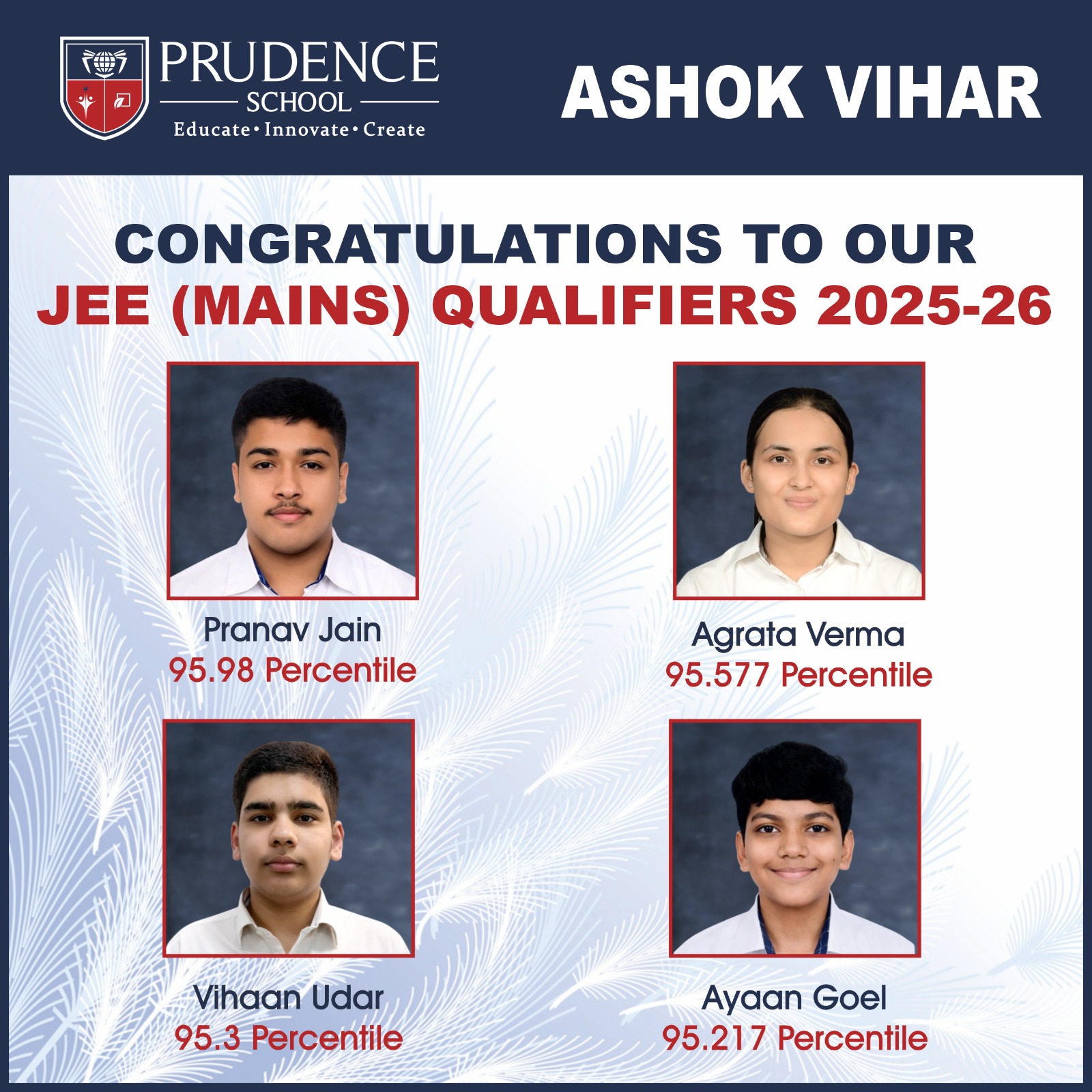 JEE MAIN Qualifiers 2025-26 Ashok Vihar